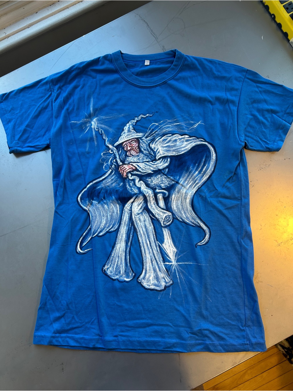 Hand painted Wizard tshirt